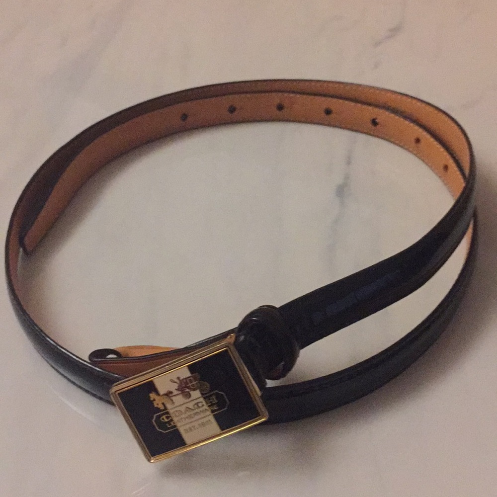 Authentic Dressy Coach Belt.